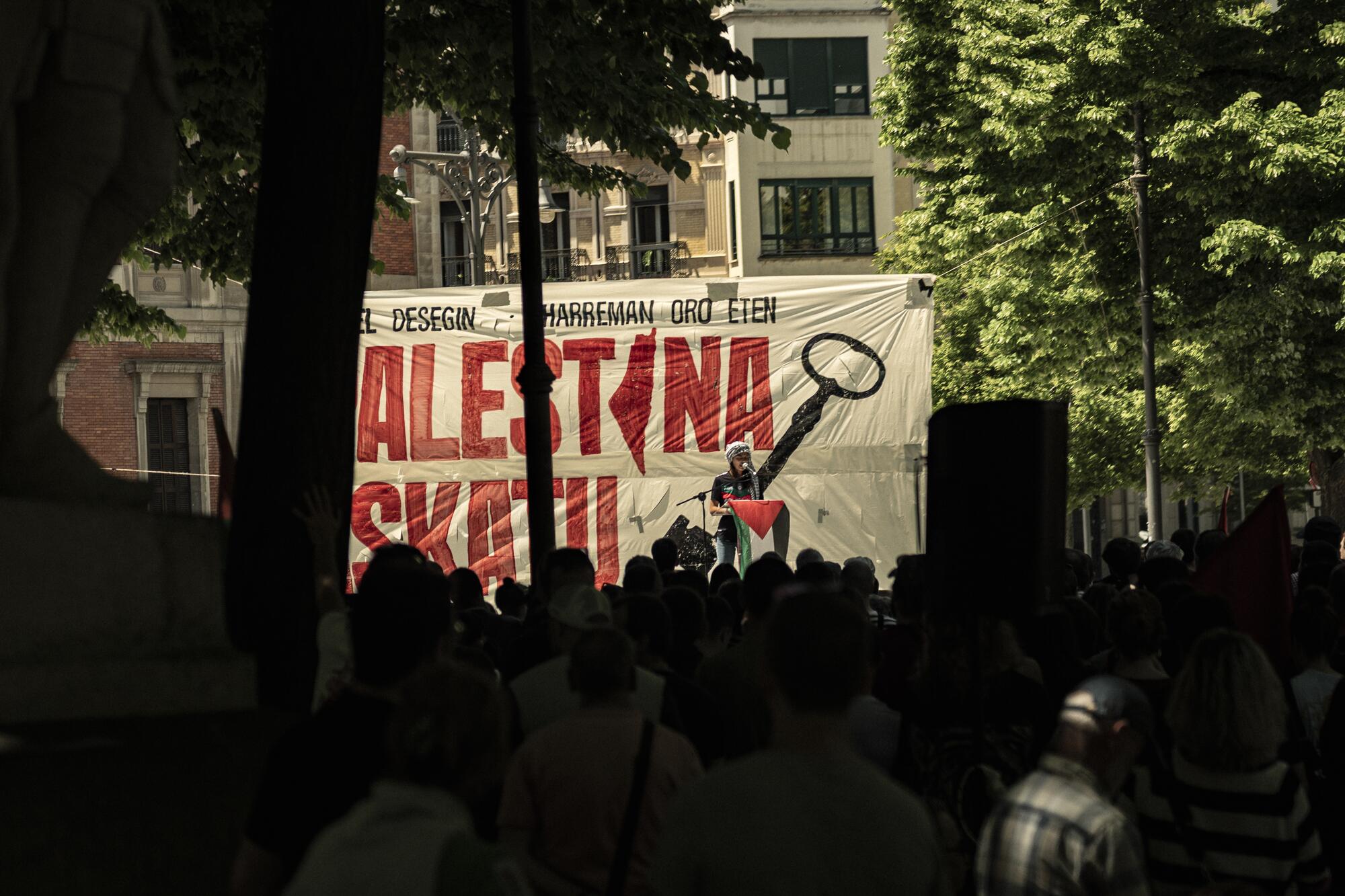 "La libertad de Palestina pasa por la disolución de la entidad sionista y genocida de Israel”